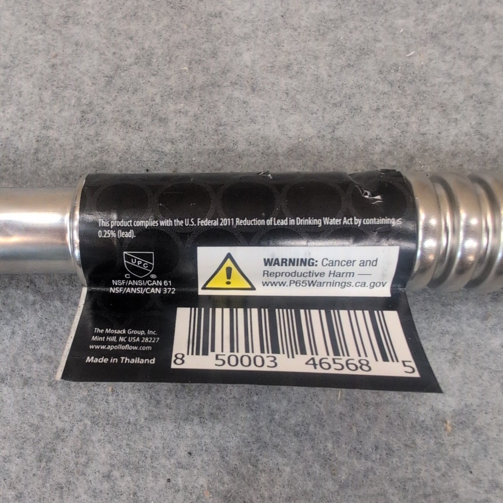 Apollo PEX-A Corrugated Stainless Steel Water Heater Connector Ball Valve - Picture 5 of 6